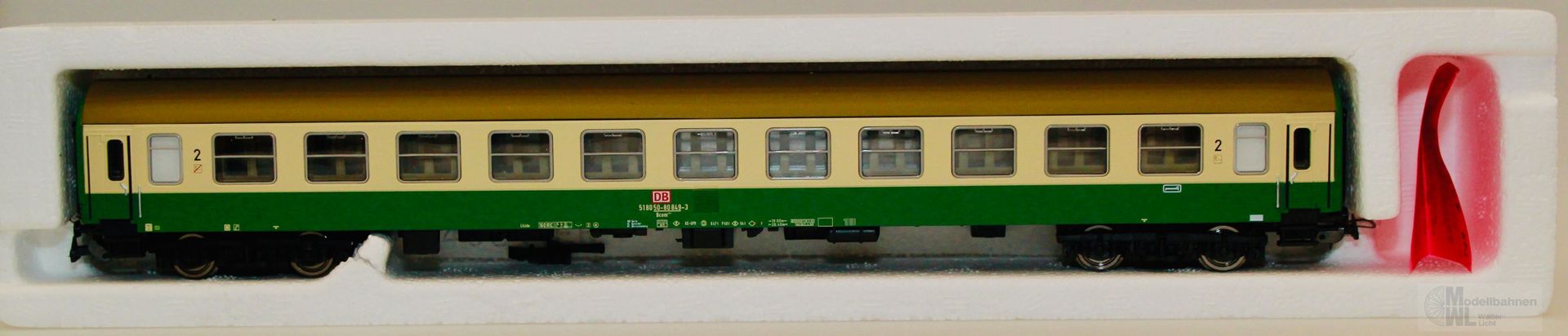 Tillig 74418 - Sachsenmodelle - Personenwagen DB Bcom242.1 verkehrsrot H0/GL